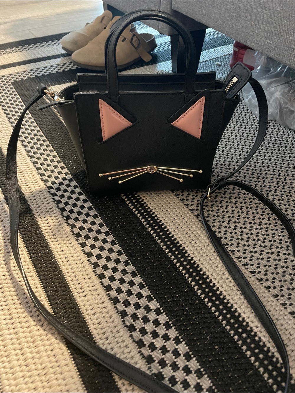 Kate Spade cat face bag